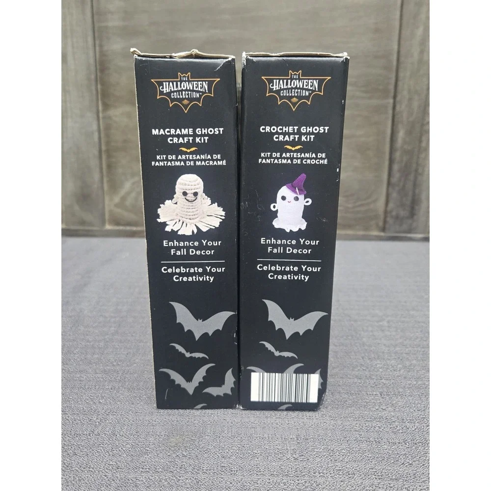 The Halloween Collection 2025 Crochet & Macrame Ghost Craft Kit by Aldi - 2 Kits